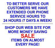 SALE & Extended Hours!!
